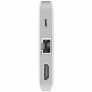 j5create JCA351-N USB Type C Docking Station for Notebook/Tablet/Smartphone/Projector/Monitor - Charging Capability - Whit