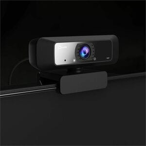 j5create JVCU100-N Webcam - 30 fps - Black - USB - 1 Pack(s) - Full HD - 1920 x 1080 Video - 80° Angle - Clip - Microphone