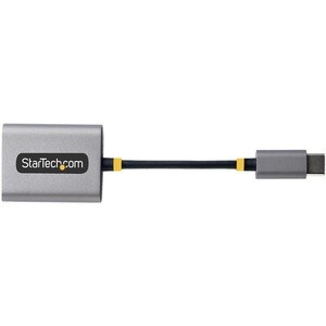 StarTech.com USB-C Headphone Splitter, USB Type C Dual Headset Adapter w/Mic Input, USB C to 3.5mm Audio Adapter/Earphone 