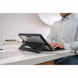 STM Goods Dux Shell Rugged Case for Microsoft Surface Pro 9, Surface Pro 10, Surface Pro 11 Tablet - Black - Drop Resistan