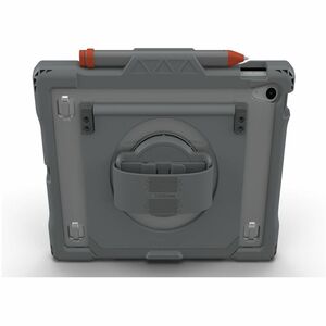 MAXCases Shield Extreme-X2-H with Hand Strap for iPad 10 10.9" (2022) (Black Bezel-Gray Case) - Shock Resistant, Drop Resi