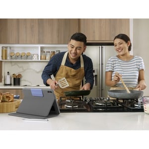 Housse/Clavier Logitech Rugged Folio Durci - Folio Style Apple, Logitech iPad (10e génération) Tablette - Gris basalte - R