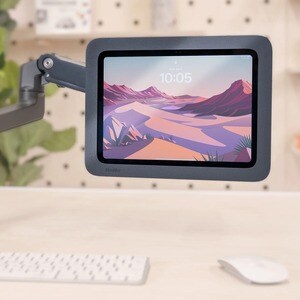Heckler Design Mounting Adapter for iPad - Black Gray - 100 x 100 - VESA Mount Compatible - Steel