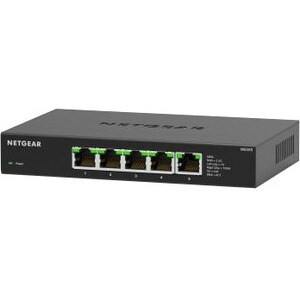 Netgear MS305 5 Ports Ethernet Switch - 2.5 Gigabit Ethernet - 2.5GBase-T - 2 Layer Supported - 9.24 W Power Consumption -