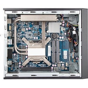 Shuttle XPC slim XH510G Barebone-System - Socket LGA-1200 - 1 x Prozessor-Support - Intel H510 Chip - 64 GB DDR4 SDRAM DDR