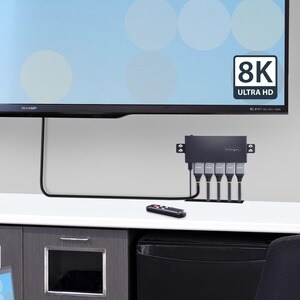 StarTech.com Switch HDMI 8K a 2 porte - Switcher HDMI 2.1 4K 120Hz/8K 60Hz UHD, HDR10+, Commutatore HDMI, commutazione aut