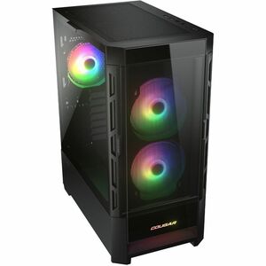 COUGAR Duoface RGB CGR-5ZD1B-RGB Gabinete para computadora gamer - Mini ITX, Micro ATX, ATX, EATX, SSI CEB Placa base admi