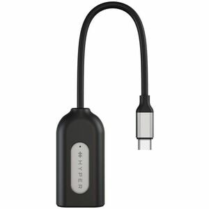 Hyper HyperDrive HD-H8K-GL A/V Adapter - 1 x 24-pin USB Type C - Male - 1 x HDMI 2.1 Digit Audio/Video - Female - 7680 x 4