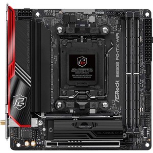 ASRock B650E PG-ITX WIFI Gaming Desktop Motherboard - AMD B650 Chipset - Socket AM5 - Mini ITX - Ryzen 7 Processor Support