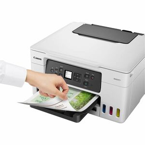 Canon MAXIFY GX3050 Kabellos MegaTank - Tintenstrahl-Multifunktionsdrucker - Farbe - Weiß, Schwarz - Cloud/Kopierer/Drucke