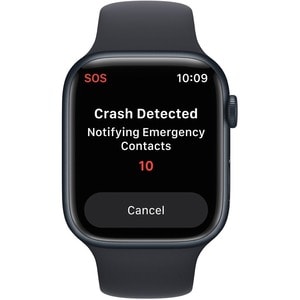 Apple Watch SE Smart Watch - 4.40 cm (1.73") Case Height - 3.80 cm (1.50") Case Width - Midnight Case Color - Midnight Ban