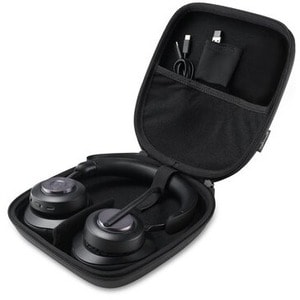 Kensington H3000 Bluetooth Over-Ear Headset - Google Assistant, Siri - Stereo - USB Type C - Wireless - Bluetooth - 98.4 f