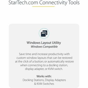 StarTech.com Videoadapter - 1 - 3840 x 2160 Supported - Grau