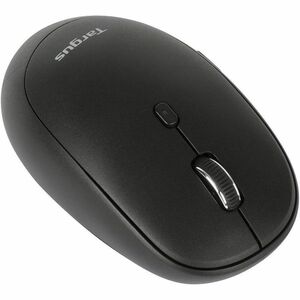 Targus Midsize Comfort Multi-Device Antimicrobial Wireless Mouse - Mid Size Mouse - Optical - Wireless - Bluetooth/Radio F