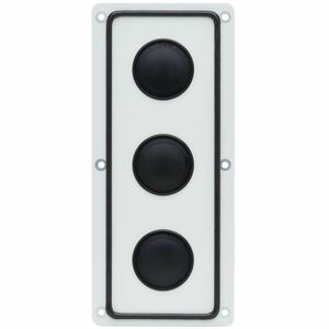 Tripp Lite series SmartRack Cable Gland Plate for NEMA-Rated Enclosure Cabinets, 3 Ports (2 in.) - Cable Gland Plate - Met