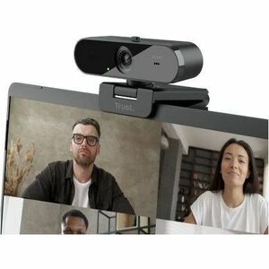 Trust - Webcam - 30 fps - Schwarz - USB 2.0 - 2560 x 1440 Pixel Videoauflösung - QHD - Autofokus - 92° Angle - Tischhalter