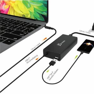 j5create Super Charger JUP2290C-EN 100 W Adaptador de CA - 1 Pack - Adaptador universal - para Chromebook, MacBook, iPhone