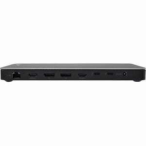 V7 DOCKTB4PT Thunderbolt 4 Docking Station - Charging Capability - Memory Card Reader - SD - 150 W - Black, Silver - 3.0 D