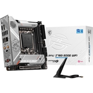 MSI MPG Z790I EDGE WIFI Gaming Desktop Motherboard - Intel Z790 Chipset - Socket LGA-1700 - Mini ITX - Core, Pentium Gold,