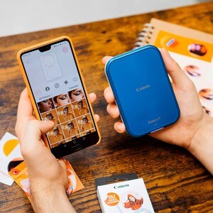 Canon Zoemini 2 Zero-Ink-Drucker - Farbe - Tragbar - Blau - 314 x 500 dpi Druckauflösung - Bluetooth - USB - Integrierte B
