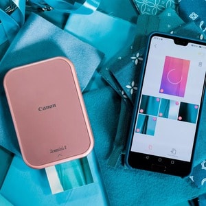 Canon Zoemini 2 Zero-Ink-Drucker - Farbe - Tragbar - Rose Gold - 314 x 500 dpi Druckauflösung - Bluetooth - USB - Integrie