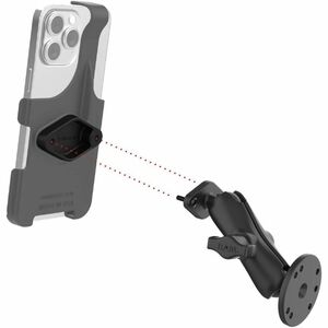 RAM Mounts Form-Fit Mounting Adapter for iPhone, Smartphone - 2 lb Load Capacity - Marine-grade Aluminum, High Strength Co