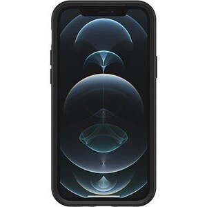 OtterBox Symmetry Case for Apple iPhone 12, iPhone 12 Pro Smartphone - Black - Drop Resistant, Bump Resistant, Bacterial R