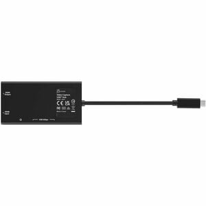 j5create JVA01 Video Capturing Device - Black - Functions: Video Streaming, Video Capturing - USB 3.2 Type C - 3840 x 2160