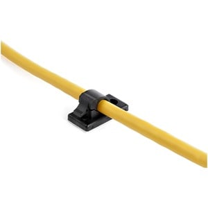 StarTech.com Kabelbinder - Schwarz - 100 / Pack Paket - TAA-konform - Kabel-Klemme - 12,7 mm Länge - Nylon 66