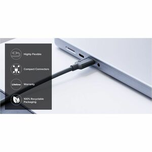 Alogic Elements 1 m HDMI/USB-C A/V Cable for Audio/Video Device, Computer, Monitor, Notebook, Projector, Home Theater Syst