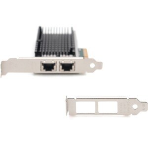 Digitus 10 Gigabit-Ethernet-Karte für Server - 10GBase-T - Plug-in-Karte - PCI Express x8 - Intel X540 BT2 - 2 Anschluss(e