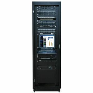 Tripp Lite by Eaton SmartRack SR42UB 42U Rack Cabinet - 482.60 mm Rack Width - Black