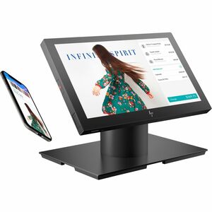Terminal de POS HP Engage One Essential - Celeron N6211 3 GHz - 4 Go DDR4 SDRAM - 32 Go - 35,6 cm (14") Écran tactile UHD 