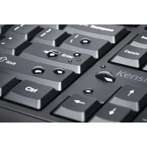 Kensington Pro Fit Keyboard & Mouse - QWERTZ - German - USB Wireless RF - Keyboard/Keypad Color: Black - USB Wireless RF -