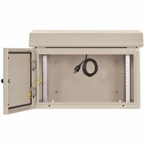 Eaton Tripp Lite Series SmartRack Industrial Enclosure - NEMA 3R, Wall Mount, Metal, Locking, Hinged Back, Fan With Therma