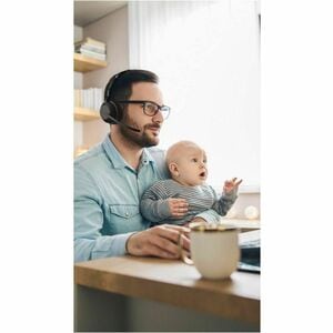 Cuffie Jabra Evolve2 55 Wireless On-ear Stereo - Nero - Binaural - Ear-cup - 3000 cm - Bluetooth - 20 Hz a 20 kHz - Tecnol