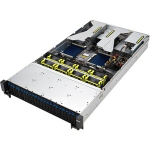 Asus RS520A-E12-RS24U-16W2RB Barebone System - 2U Rack-mountable - Socket SP5 LGA-6096 - 1 x Processor Support - AMD Chip 