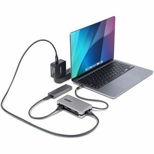 StarTech.com DKT31CDHPD3. Konnektivitätstechnologie: Kabelgebunden, Hostschnittstelle: USB 3.2 Gen 2 (3.1 Gen 2) Type-C, U