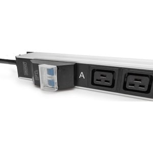 Digitus Basis IT PDU, 1-phasig 32A, 24 x C13, 4 x C19, 3 m Zuleitung, IEC 60309 32 A Stecker. PDU-Typen: Standard, Rack-Ka