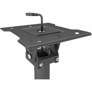 Kanto Ceiling Mount for TV - Black - Height Adjustable - 37" to 70" Screen Support - 110 lb (49895.16 g) Load Capacity - 7