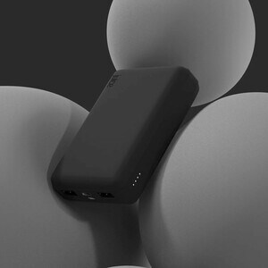 JUICE ECO 4 Power Bank - Black - For Smartphone, USB Type A Device, USB Type C Device - 12000 mAh - 3 A - 5 V DC Output - 