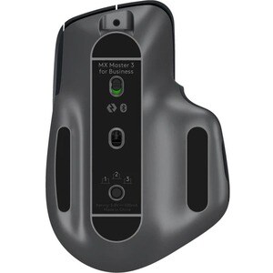 Logitech MX Master 3 for Business Mouse - Full-size Mouse - Darkfield - Wireless - Bluetooth - Rechargeable - Graphite - U