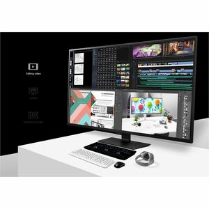 Monitor LED LG 43BN70UP-B 1092,2 mm (43,0") Class 4K UHD - 16:9 - Nero opaco - 108 cm (42,5") Viewable - Tecnologia In-pla