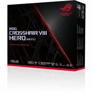 Asus ROG Crosshair VIII Hero Gaming Desktop Motherboard - AMD X570 Chipset - Socket AM4 - ATX - Ryzen Processor Supported 