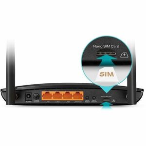 Router wireless TP-Link Archer - Wi-Fi 5 - IEEE 802.11a/b/g/n/ac - 1 SIM - Ethernet - LTE, DC-HSPA+, HSPA, UMTS - Dual Ban