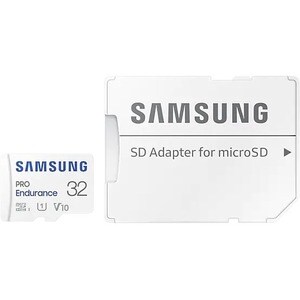 Carte Micro SDHC Samsung PRO Endurance - 32 Go - Classe 10/UHS-I (U1) - V10 - 100 Mo/s en Lecture - 30 Mo/sSpaceen Écriture