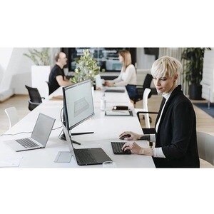 CHERRY KW 9200 MINI Keyboard - Wired/Wireless Connectivity - USB Type C Interface - Belgian - Black - SX Keyswitch - Bluet