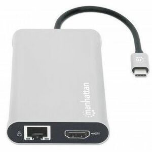 Docking USB-C 12 ptos, HDMIx3, USB-C PD/US - 3 Displays Supported - 4K, Full HD - 3840 x 2160, 1920 x 1080 - 2 x USB 2.0 -