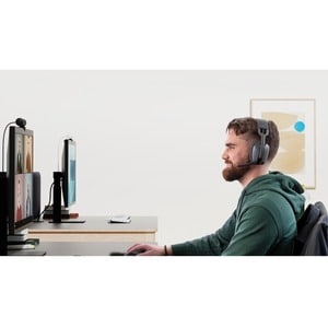 Logitech Zone Vibe Wireless Headset - Stereo - USB Type C - Wireless - Bluetooth - 3000 cm - 20 Hz to 20 kHz - Over-the-ea