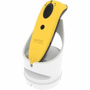 Socket Mobile SocketScan S720 Handheld Barcode Scanner Kit - Wireless Connectivity - Yellow - 1D, 2D - LED - Linear - Blue